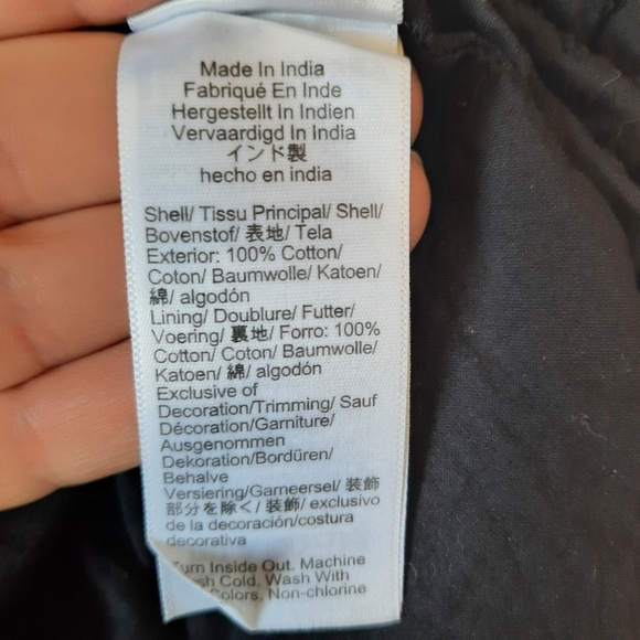 J. Crew Factory Smocked Tiered Midi Dress Black Swiss Dot BF861 Size Large - Picture 11 of 13